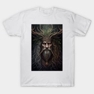 Green Man #002 T-Shirt